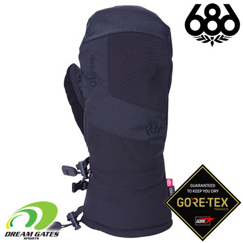 686【23/24・GORE-TEX LINER MITT：BLACK】ロクハチロク　sixeightsix　ゴアテックス　ライナー　ミット　ミトングローブ　スキー　スノーボード　GORE-TEX　汎用性の高いミトングローブ