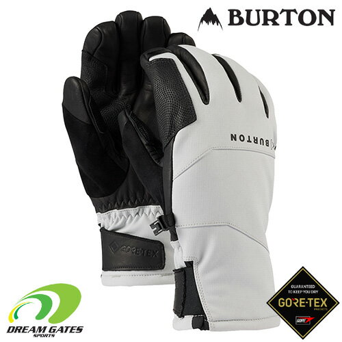 【RSL】Burton【23/24 ak Clutch GORE-TEX Gloves｜Gray Cloud】バートン エーケー クラッチ ゴアテックス グローブ 五本指 スキー スノーボード