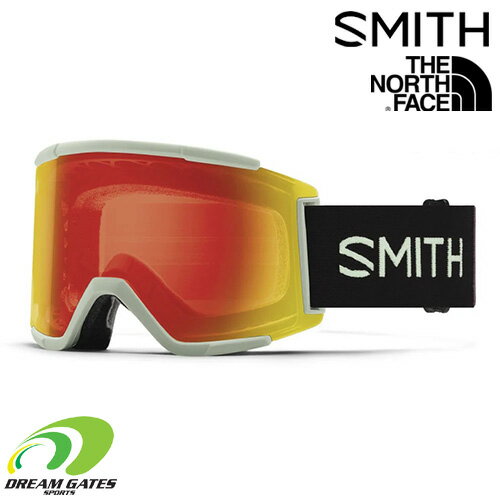 SMITHxTHE NORTH FACE【23/24 SQUAD XL：SMITH x TNF - JESS KIMURA｜CP PHOTOCHROMIC RED MIRROR】スミス スキー スノボ ゴーグル GOGGLE スペアレンズ付 スクアッド スカッド ノースフェイス コラボモデル Low Bridge Fit （ASIA Fit）調光レンズ搭載