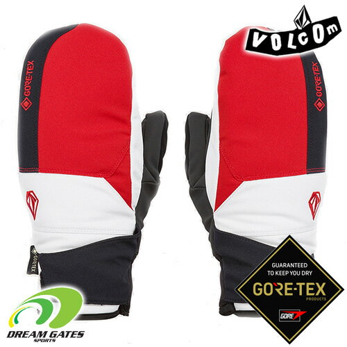 Volcom【23/24 STAY DRY GORE-TEX MITT GLOVE：RED】ボルコム ステイドライ ゴアテックス ミット ミトングローブ スキー スノーボード スノボ スノーグローブ