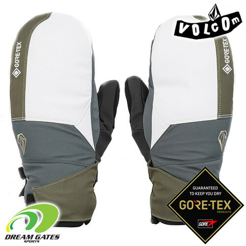 Volcom【23/24 STAY DRY GORE-TEX MITT GLOVE：LIGHT MILITARY】ボルコム ステイドライ ゴアテックス ミット ミトングローブ スキー スノーボード スノボ スノーグローブ