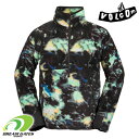 Volcom【23/24・POLAR 1/2 ZIP:SPRITZ BK】ボルコム ポーラー ハーフジップ 保温性に優れるポーラーフリースを使用した高機能なイン...