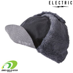 ELECTRIC【23/24・MOTOR BOMBER CAP：BLACK】エレクトリック　モーターボンバーキャップ　パイロットキャップ　ボア付き　トラッパー　極寒地に対応するファー付きの防寒キャップ