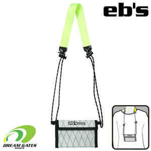 【旧品特価】eb's【21/22・PASS BULLER：WHITE】エビス　パスブラー　首がけ、肩掛け出来るパスケース　スキー　スノボ　スノーボード　パスケース　チケットホルダー　クリアポケット　バゲッジタグ　[メール便対応可]