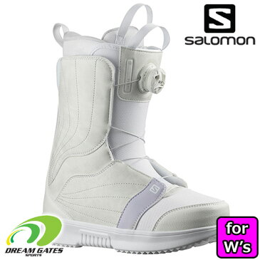 SALOMON【21/22・PEARL BOA：WHITE】L41427200　サロモン　スノボブーツ　レディース　スノーボードブーツ　女性用　レディス　ガールズ　アウトレット　送料無料