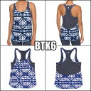 ロキシー ROXY ロキシー スポーツウェア UVカット＆速乾素材【EASY GAME TANK】海外サイズ ERJKT03402 プリントタンクトップ・ルーズフィット フィットネス トレーニング ヨガウェア [メール便対応可]