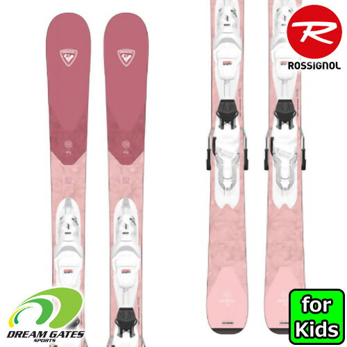 【納期B】【旧品特価】ROSSIGNOL【21/22・ EXPERIENCE W PRO ＋ KID4 B76 WHITE】ロシニョール　スキー板　ジュニア　キッズ　子供用　ビンディングとの二点セット　取付工賃無料　送料無料のサムネイル