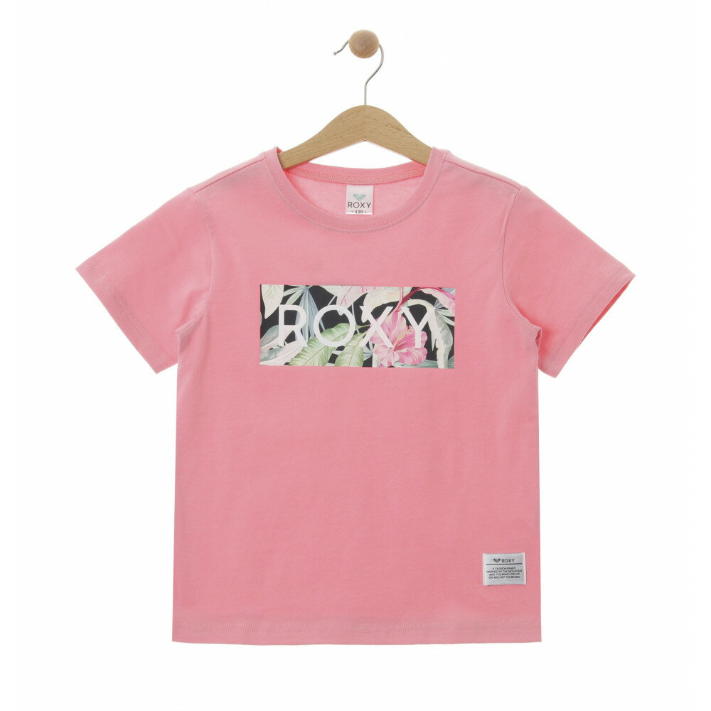 子供用 半袖Tシャツ ROXY  ロキシー コットンTシャツ 2021SPRING 女の子 ガールズ キッズ ジュニア ユース 
