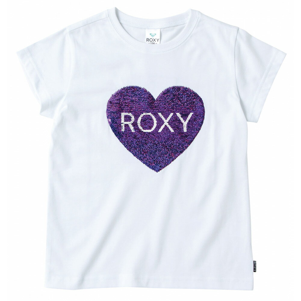 [RSL]子供用 ROXY【MINI BOX ROXY：WHT】[TST211120]ロキシー 2021SPRING レディス レディース 女性用 ガールズ キッズ ジュニア 半袖Tシャツ ミニボックス [メール便対応可]