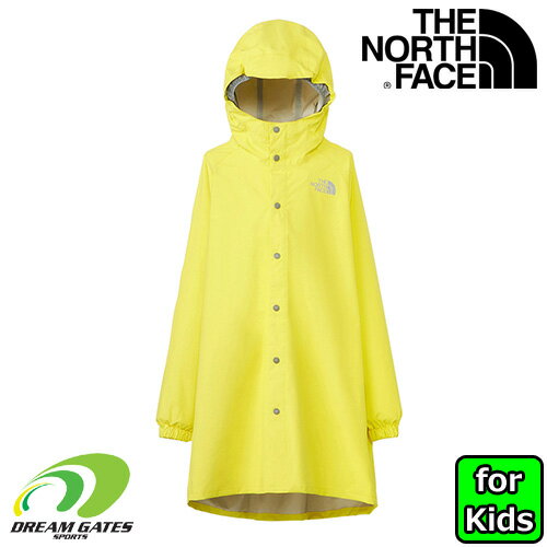 楽天DREAM GATES SPORTSTHE NORTH FACE【TREE FROG COAT：LM】NPJ12321　ノースフェイス　ツリーフロッグコート　雨具　上位モデルと同じHYVENTを使用したレインウェア　カッパ　ポンチョ　バックパック対応　ジュニア　キッズ　子供用　移動教室　アウトドア　キャンプ　雨具　レインウェア