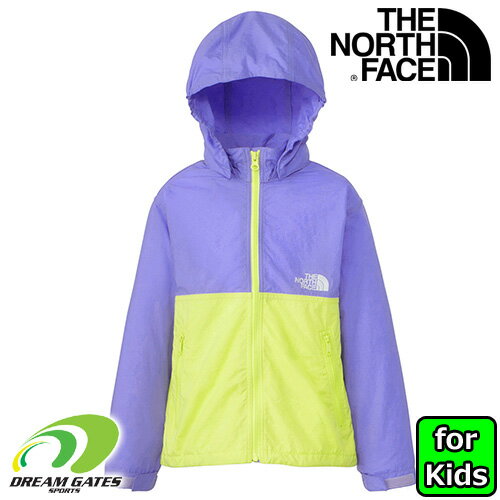 子供用　THE NORTH FACE 【Compact Jacket：OL】ノースフェイス　コンパクトジャケット　キッズ　ジュニア　子供用　薄手　軽量　　フードが外れるのでフード禁止の小学校でも使えます!!　アウトドア　移動教室　NPJ22210の後継モデル　【130cm】【140cm】【150cm】