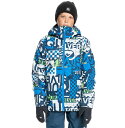 【RSL】QUIKSILVER クイックシルバー EQBTJ03148_BSN3 子供用 ウェア スノージャケット MISSION PRINTED YOUTH JK 21-22SNOW スキー スノボ スノーボード ユース キッズ ジュニア アウターウェア ※商品はジャケットのみです。上下セットではありません。