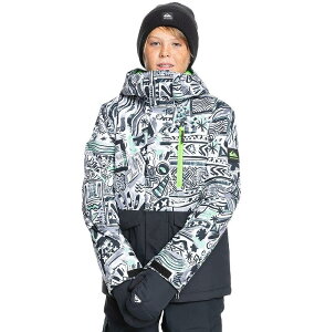 QUIKSILVER [クイックシルバー] EQBTJ03147_KVJ6 子供用 ウェア スノージャケット MISSION PRINTED BLOCK YOUTH JK 21-22SNOW スキー スノボ スノーボード ユース キッズ ジュニア アウターウェア ※商品はジャケットのみです。上下セットではありません。