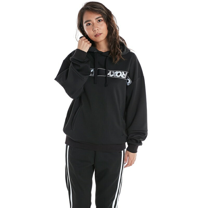 ロキシー ROXY ロキシーフィットネス [RPO214542_BLK] プルオーバーフード 21FW【BEAT HOODIE】速乾 UVカット パーカー スウェット レディス レディース 女性 アパレル トレーニング ヨガ スポーツウェア ※このアイテムは日本サイズです。トップスのみの販売です。