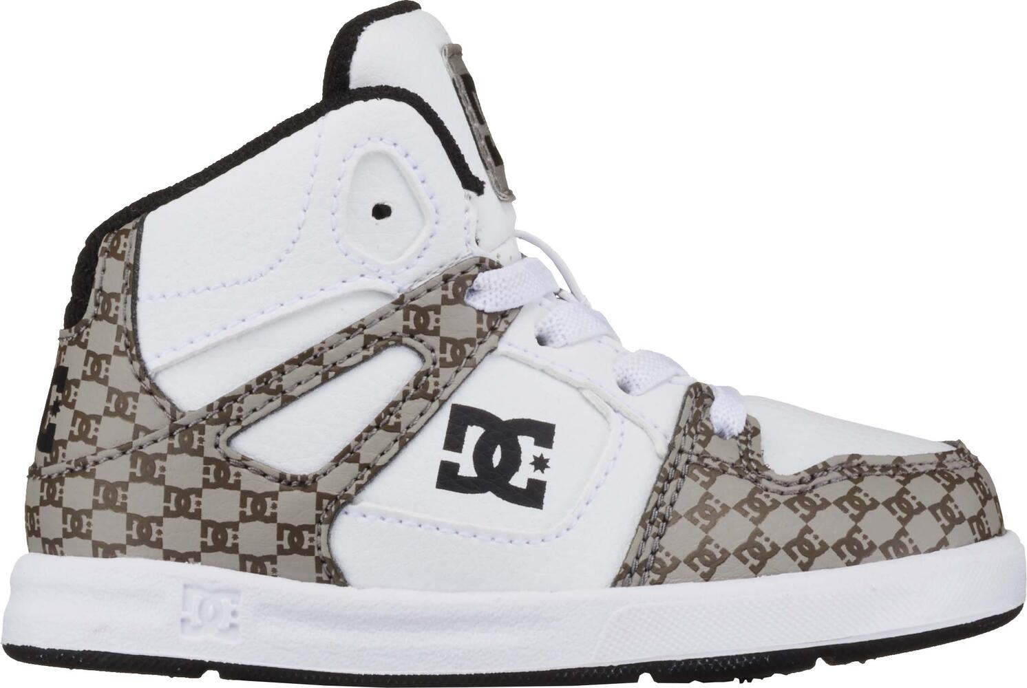 DC SHOES[ディーシー] キッズ・ジュニアスニーカー子供靴 ハイカット ゴム紐 【Ts PURE HIGH-TOP SE UL SN：XKCW】[DT204003] Toddlar モノグラム柄