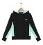 [RSL]QUIKSILVER 21SP [KLY211125_BLK] キッズラッシュガード 子供 男の子 水着【KANOA SS PARKA KIDS】クイックシルバー ユース ジュニア ボーイズ フードあり フロントジップ サーフィン サーフ 海水浴 夏 水泳 ビーチウェア [メール便対応可]