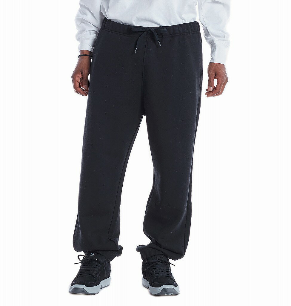楽天DREAM GATES SPORTSDC SHOE 21FA [DPT214007_BLK] スウェット イージーパンツ 男性用【21 FLEECE EASY PANT】Mens Apparel ディーシーシューズ メンズ 秋冬 アパレル フリースパンツ ストリートファッション スケートボード スケボー