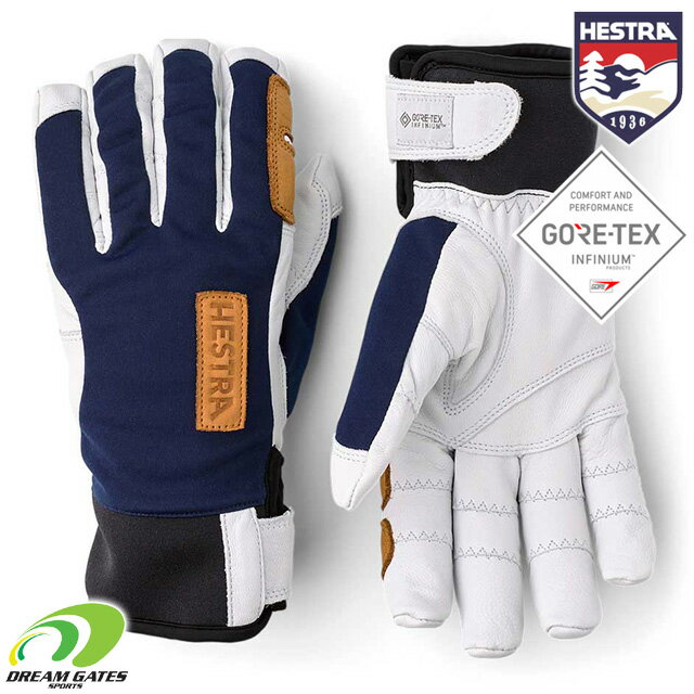 HESTRA【22/23・ERGO GRIP ACTIVE WOOL：NAVY/WHITE】ヘストラ　スキーグローブ　31190　エルゴグリップアクティブウール　ウールインナー採用　ゴアテックス　インフィニウム　GORE-TEX INFINIUM　薄手で操作性の良いグローブ　SKI　GLOVE