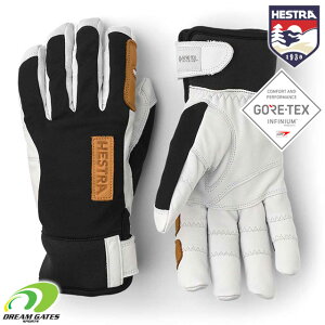 HESTRA【22/23・ERGO GRIP ACTIVE WOOL：BLACK/WHITE】ヘストラ　スキーグローブ　31190　エルゴグリップアクティブウール　ウールインナー採用　ゴアテックス　インフィニウム　GORE-TEX INFINIUM　薄手で操作性の良いグローブ　SKI　GLOVE