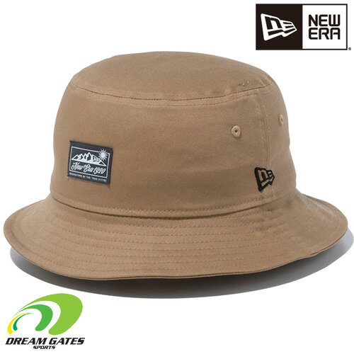 NEWERA【BUCKET01 STRETCH REFLECT PATCH：KHAKI】ニューエラ　ストレッチリフレクトパッチ　13516191　ハット　バケットハット　バケハ　紫外線対策　登山　キャンプ