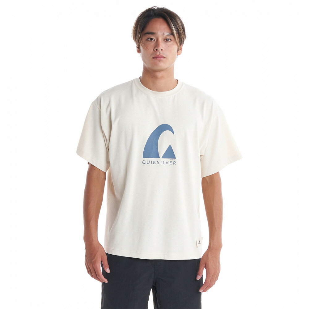 【RSL】QUIKSILVER [QST232016_WHT] メンズ 半袖Tシャツ 23SS【SHO WAVE ST】クイックシルバー 男性 大人 S/S Tシャツ サーフィン サーフ アパレル アウトドア 普段着 [メール便対応可]