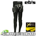 eb 039 s 【23/24 SLIM PROTECT LONG XRD：BLACK】エビス プロテクター ポロン エックスアールディー 衝撃に反応して硬化する軽量最先端衝撃吸収素材を採用した高機能モデル スキー スノーボード プロテクション