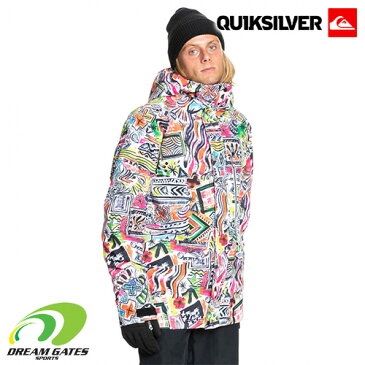 QUIKSILVER【21/22SNOW・MISSION PRINTED NP JACKET】【EQYTJ03359】クイックシルバー　ミッションプリンテッド　ジャケット　スノーボード　ウェアー　耐水圧10000mm