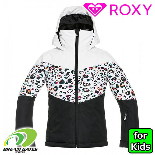 子供用　ROXY【21/22SNOW・WHIST GIRL JACKET】[ERGTJ03131] 　ロキシー　スノージャケット　スノーボードウェアー　ジュニア　キッズ　ガールズ　耐水圧10000mm　【130cm】【140cm】【150cm】