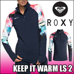 ROXY FITNESS ロキシー冬用インナー ハーフジップトップス　 ERJKT03272 【KEEP IT WARM LS 2】暖かい裏起毛素材、抗菌防臭加工、GLOBAL FIT(海外サイズ) ランニングウェア　トレーニングウェア