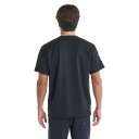 QUIKSILVER [QLY232004 BLK] メンズ ラッシュTシャツ クイックシルバー [NEW TOURS SS] 大人 男性 半袖Tシャツ ラッシュガード UV対応 紫外線対策 水着 プール 海 川遊び 夏 サーフィン アウトドア キャンプ 野外活動 [メール便対応可] 2