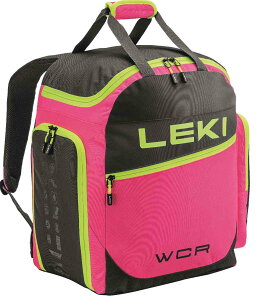 LEKI 23/24【SKIBOOT BAG WCR 60L：ピンク】レキのブーツバッグ!!　リュックサック　スキーブーツも収納可能なバックパック　360052006