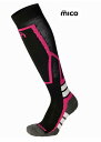 mico ~RySKI SOCKS CA-2600FBLACK/PINKzXL[\bNX WjA XL[C /KɗDꂽGVõWjAj[f [[֑Ή]