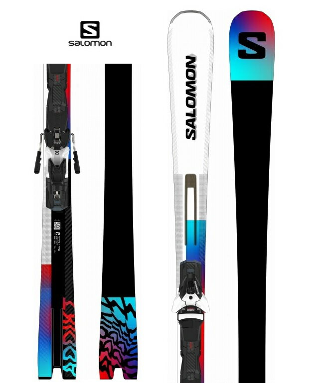 【納期B】SALOMON【23/24・ADDIKT + Z12 GW】[L47355400]　サロモン　スキー板　アディクト　ビンディングとの二点セット　取付工賃無料　送料無料