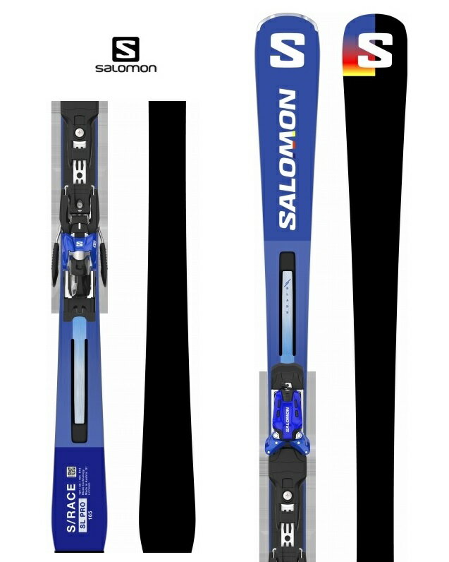 【納期B】SALOMON【23/24・S/RACE PRO SL + X12 LAB 】[L47055400]　サロモン　スキー板　レース　プロ　エスエル　ビンディングとの二点セット　取付工賃無料　送料無料