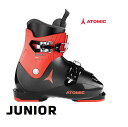 【納期B】ATOMIC【23/24・HAWX KIDS 2：Black / Red】アトミック スキーブーツ ジュニア キッズ 子供用 18cm 19cm 20cm ツーバックル ホークス AE5029560