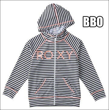 ROXY [ロキシー] [TLY171061] 子供用 ラッシュガード【MINI RASHIE PARKA】UPF 50+ 紫外線対策 ラッシュパーカー ジップアップパーカータイプ販売サイズ 120cm [メール便対応可]