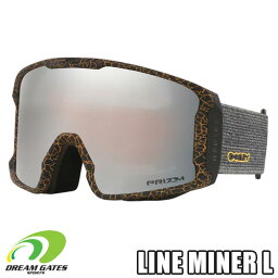 【純正ゴーグルケース付き】OAKLEY【23/24・LINE MINER L｜STALE SANDBECH SIGNATURE：PRIZM BLACK IRIDIUM】[7070E101]　オークリー　ラインマイナー　スキー　スノーボード　ゴーグル　安心の日本正規品　メーカー二年保証　OO7070-E1