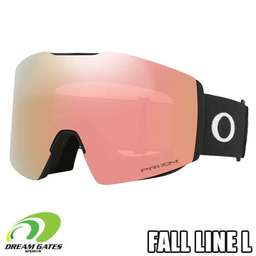 【純正ゴーグルケース付き】OAKLEY【22/23・FALL LINE L｜MATTE BLACK：PRIZM ROSE GOLD IRIDIUM】[70995800]　オークリー　スキー　スノーボード　ゴーグル　安心の日本正規品　メーカー二年保証　OO7099-58