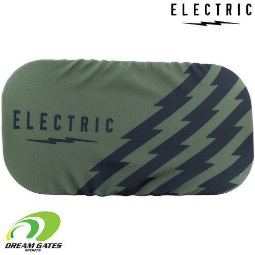 ELECTRIC【VOLT PATTERN GOGGLE COVER：OLIVE】エレクトリック　ヘルメット、ビーニーの上にチョイあげしてる時や運搬時に使用するゴーグルレンズカバー スキー　スノボ　スノーボード　ゴーグルカバー　レンズ保護　レンズカバー　[メール便対応可]