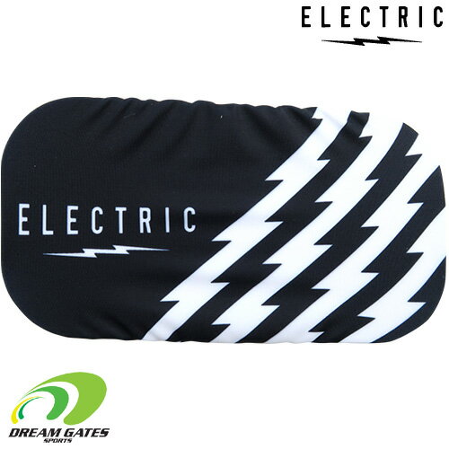 ELECTRIC【VOLT PATTERN GOGGLE COVER：BLACK】エレクトリック　ヘルメット、ビーニーの上にチョイあげしてる時や運搬時に使用するゴーグルレンズカバー スキー　スノボ　スノーボード　ゴーグルカバー　レンズ保護　レンズカバー　[メール便対応可]