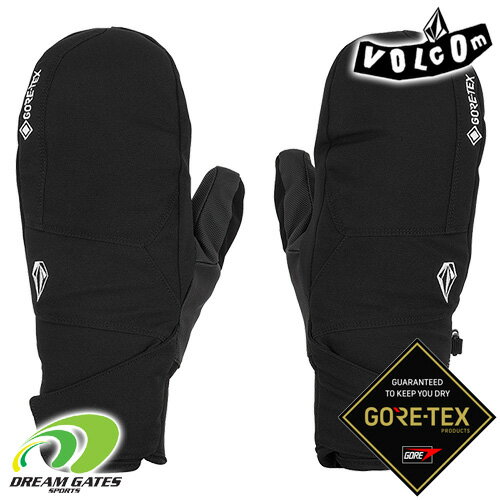 Volcom【23/24 STAY DRY GORE-TEX MITT GLOVE：BLK】ボルコム ステイドライ ゴアテックス ミット ミトングローブ スキー スノーボード スノボ スノーグローブ