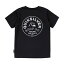 【RSL】QUIKSILVER [KLY232103_BLK] 子供用 ラッシュTシャツ 23su クイックシルバー [TIMELESS SS YOUTH] 男の子 キッズ ジュニア 半袖Tシャツ ラッシュガード UV対応 UPF50＋ 紫外線対策 水着 プール 海 川遊び 夏 アウトドア キャンプ 野外活動 [メール便対応可]