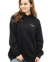 【RSL】BILLABONG WOMENS【BC014019_BLK】レディース プルオーバーパーカー 22FW ARCH LOGO COCOON LONG PARKA Pullover Hood ビラボン ウィメンズ 女性用 プルオーバーフード ルーズシルエット ※トップスのみの販売です。他のアイテムは別販売です。