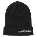 QUIKSILVER [QBE234302 BLK] jbgXq r[j[ NCbNVo[ 23FW [OG 2WAY BEANIE] jbgLbv Y jZbNX [[֑Ή]