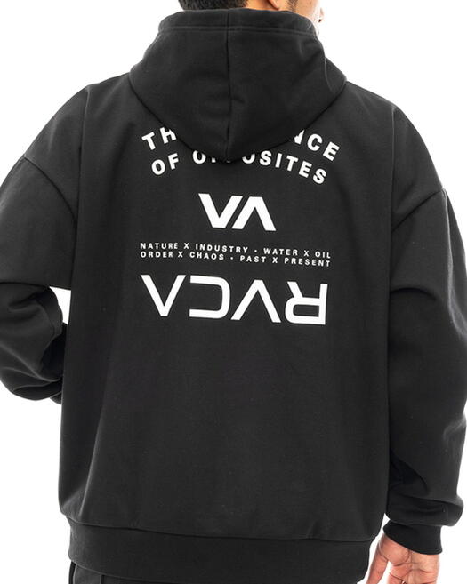 【RSL】RVCA ルーカ メンズ【BD042048】3色販売中 撥水パーカー23秋冬【CHECKER HOODIE】 プルオーバーフード スウェット ゆったり大きめ rvca スケーター サーファー ストリート ファッション※この商品はトップスのみです。上下セット販売ではありません。