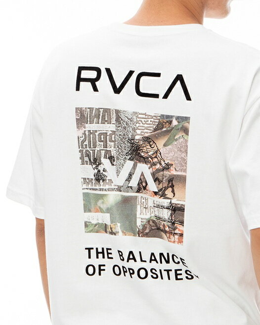 RVCATHRASHED BOX RVCA TEE 半袖Tシャツ ルーカ メンズ 24 S/S Tシャツ 男性用 RVCAロゴ　ビッグサイズ　クルーネック　 