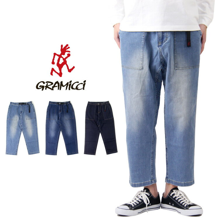 GRAMICCIߥSTRETCHDENIMLOOSETAPEREDPANTȥåǥ˥롼ơѡɥѥ/󥺥饤ߥ󥰥ѥĥѥG3FU-P004