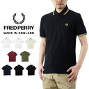 FRED PERRY フレッドペリー ザ オリジナル ツイン ティップ フレッドペリー ポロシャツ M12 / メンズ トップス 半袖 Made in ENGLAND 英国製 ギフト The Original Twin Tipped Fred Perry Shirt M12