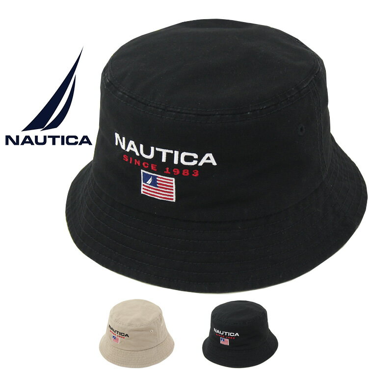 【楽天スーパーSALE 80%OFF】 NAUTICA ノーティカ ソルティ ロゴ バケット ハット / メンズ レディース 帽子 バケット ハット SORTY LOGO EMB BUCKET HAT NT065