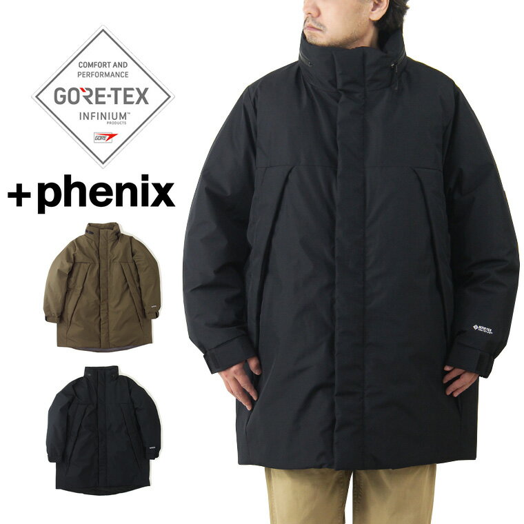 【楽天スーパーSALE 50%OFF】 ＋phenix プラスフェニックス ゴアテックス インフィニアム モンスター ジャケット / メンズ アウター 中綿ジャケット ビッグシルエット GORE-TEX INFINIUM Monster Jacket POO-22050